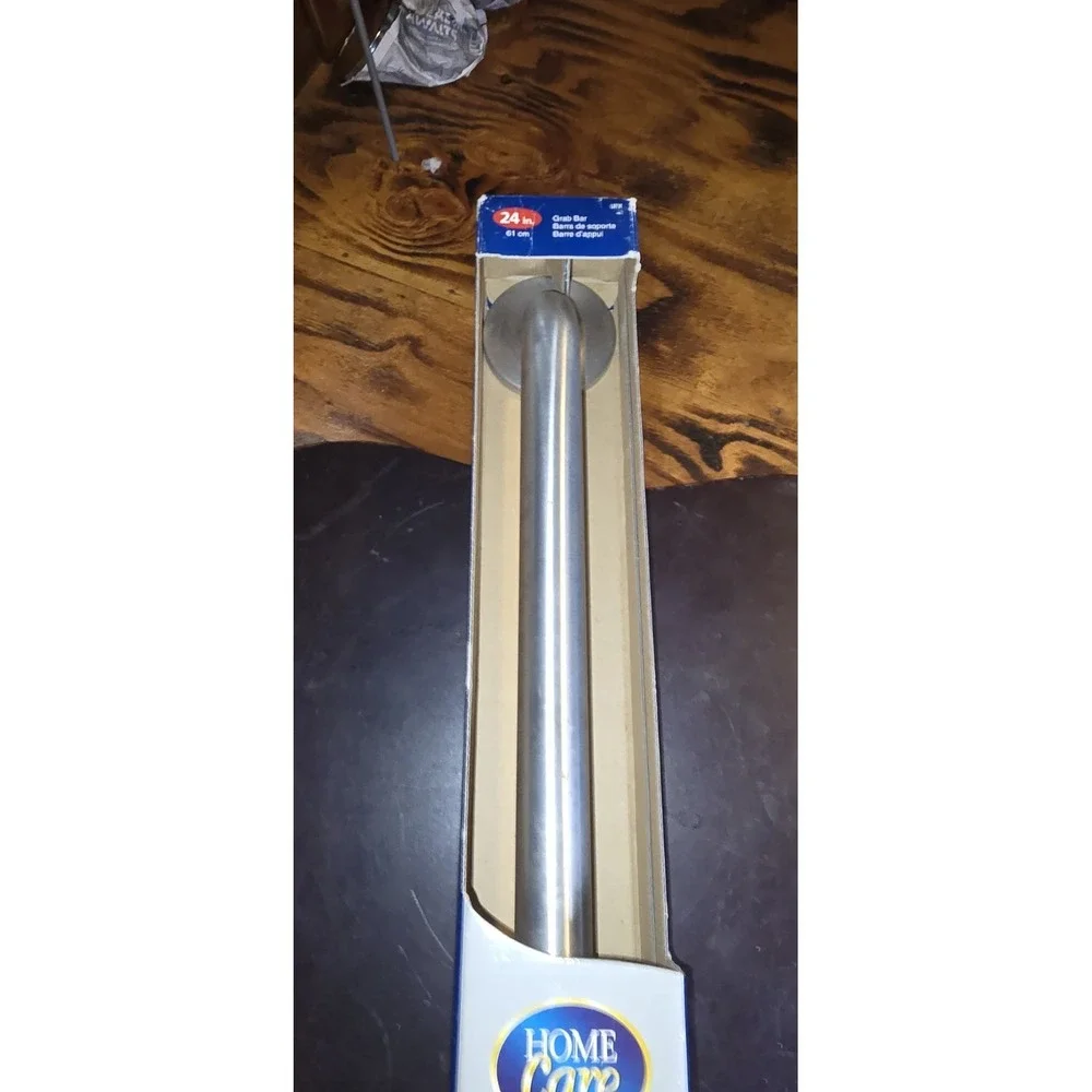 Moen 24 in Straight Stainless Steel Grab Bar‎ ADA Compliant Concealed Mount